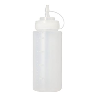 12 Quetschflaschen LDPE (virgin) rund 450 ml Ø 6,5 cm · 19,5 cm transparent