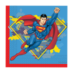 20 Servietten 33 x 33 cm - Superman Krypton