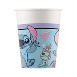 8 Pappbecher 200 ml - Stitch Angel Cute