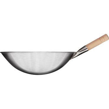 037401v01_main_product_photo_raayfvmzgmn Wok-Pfanne, Edelstahl gebürstet, 400x120 mm (ØxH)