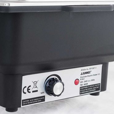 Elektro-Chafing Dish, Wanne aus Kunststoff, GN 1/1