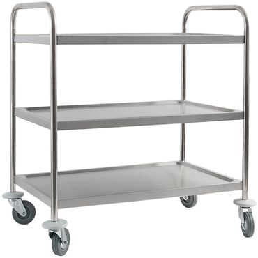 661030v01_main_product_photo_8oblv0cixkj Edelstahl Servierwagen, mit drei Borden, 845 x 525 x 940 mm (BxTxH)