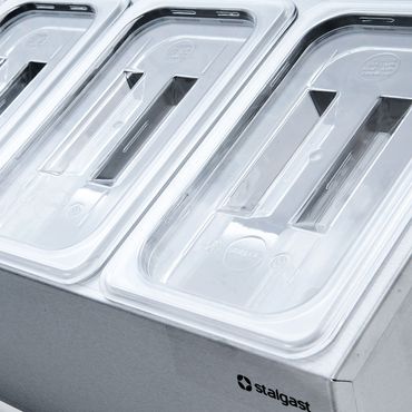 815240v01_main_product_photo_ni9dpixyccl Edelstahl Ständer für Gastronormbehälter - 5 x GN 1/4 (150 mm)