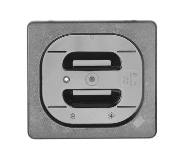 24x Gastronorm-Deckel,GN 1/6,Schwarz,176x162mm