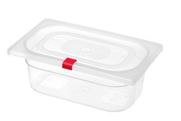 12x Farbcodierungsclips für HACCP-Aufbewahrungsbehälter,Rot