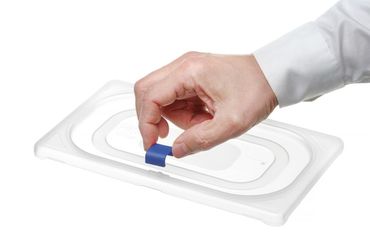 12x Farbcodierungsclips für HACCP-Aufbewahrungsbehälter,Blau