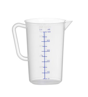 4dfb582cbbe7 Messbecher,Polyproylen,0,5L,⌀90x(H)140mm