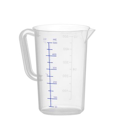 4dfb582cbbe7 Messbecher,Polyproylen,0,5L,⌀90x(H)140mm