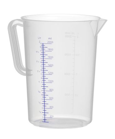 f605fdfe6a61 Messbecher,Polyproylen,2L,⌀140x(H)215mm
