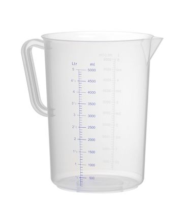 12x Messbecher,Polyproylen,5L,⌀190x(H)270mm