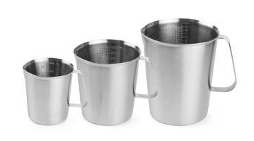 Messbecher,Edelstahl,0,5L,⌀90x(H)105mm