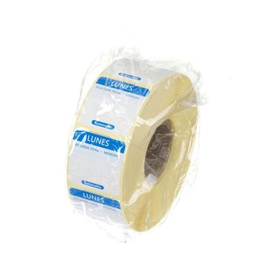 1000x Täglich anwendbare Lebensmittelsicherheitsetiketten,mehrfach verwendbar,leicht entfernbar,Blau,25x25x(H)mm