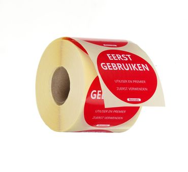 44d6cf32f42d 500x Lebensmittelsicherheit-Aufkleber,mehrfach verwendbar,leicht entfernbar,„USE FIRST“ (Zuerst verwenden),Rot,⌀50mm