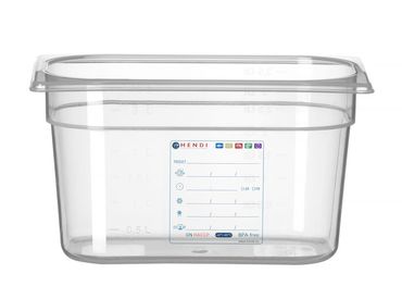 62994d8ac584 24x Gastronorm-Behälter 1/4,GN 1/4,4L,Transparent,265x162x(H)150mm