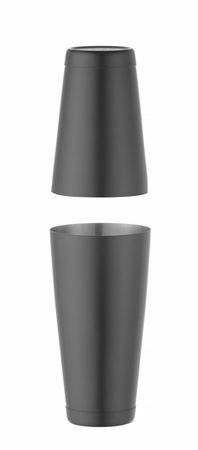 Tin-on-Tin Boston Shaker,BarUp,0,8L,Schwarz,⌀90mm