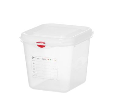 27b7f2b117e4 GN 1/6 Behälter,Polypropylen,GN 1/6,2,6L,Transparent,176x162x(H)150mm,Rechteckig