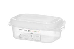 f67db1606bb6 53983-12x-GN-1-9-Behaelter--Polypropylen--HENDI--GN-1-9--0-6L--Transparent--176x108x-H-65mm--Rechteckig.jpg