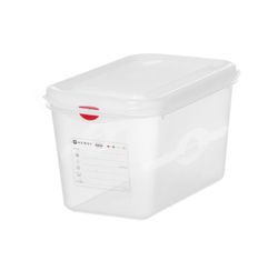 993982b6ef1e 53998-Behaelter-GN-1-4-Polypropylen--HENDI--GN-1-4--4-3L--Transparent--265x162x-H-150mm.jpg