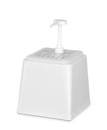 Pump-Saucenspender,2,5L,Weiß,230x210x(H)327mm