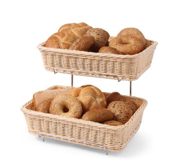 12x Brotkorb-Display GN 1/2,360x280x(H)290mm