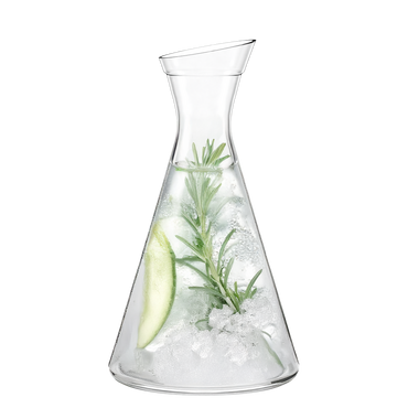 12x Stölzle Lausitz Oberglas Pisa Schräghalskaraffe 300 ml