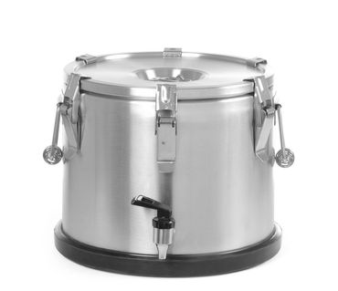 e31373ca2768 Isolierter tragbarer Behälter - mit Ablasshahn,15L,Silber,⌀330x(H)280mm