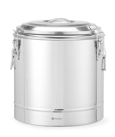 d3e3513291c8 Isolierter tragbarer Behälter,31L,Silber,⌀400x(H)445mm