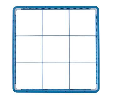 12x Aufsatz für Geschirrspülkorb,9 Fächer 150x150 mm,500x500x(H)45mm