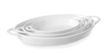 6x Ofenform mit Ohrengriffen,oval,0,19L,200x107x(H)30mm