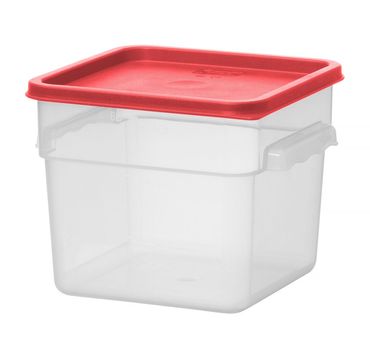 12x Lebensmittelbehälter mit Skala,5,7L,235x235x(H)180mm