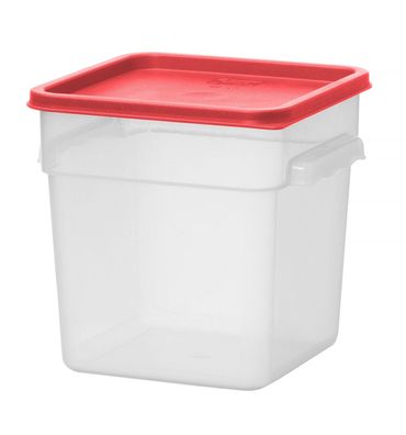 12x Lebensmittelbehälter mit Skala,7,6L,235x235x(H)230mm