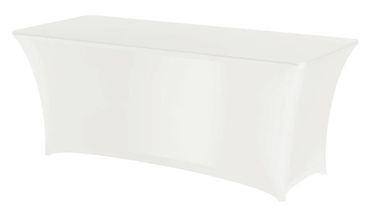 0e3c47c3980f 12x Tischhusse,rechteckig,810910 + 810897,Weiß,1830x760x(H)730mm