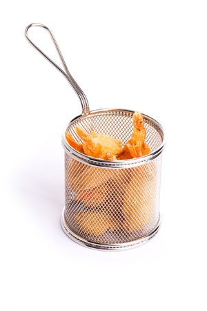 48x Miniatur-Snack-Frittierkörbe,90x90x(H)90mm