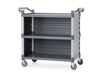 Servierwagen aus Polypropylen mit Lagen,groß,AmerBox,Inklusive Regalseitenwände,1010x500x(H)960mm