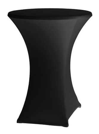 24x Stehtischhusse ø80-85 cm,811047,810958,Schwarz,⌀850x(H)1150mm