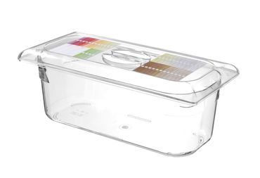 Eiscreme-Behälter Polycarbonat,5L,Transparent,360x165x(H)120mm