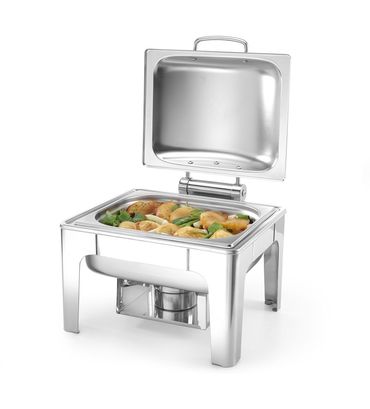 Chafing Dish GN 1/2,Satiniert,4L,365x370x(H)280mm