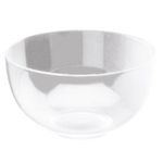 12 Servierteller Becher kleine Schale Transparent 8,2 cm