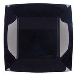 6 Servierteller Flacher Teller Schwarz 23 cm