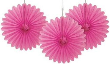 3 Dekofächer pink