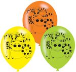 6 Luftballons Dschungel Tiere