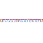 Einhorn Party Happy Birthday Girlande