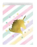 Goldenes Einhorn 10 Papiertüten