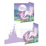 Einhorn Fantasy 8 Einladungskarten