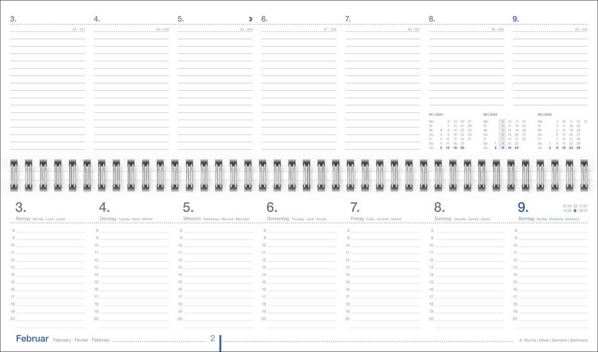 Wochenkalender 2025: Mutig leben Fankalender Wochenkalender 2025: Mutig leben Fankalender