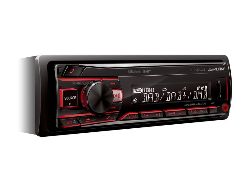 ALPINE UTE-204DAB USB MP3 Autoradio AUX iPod iPhone Bluetooth Digitalradio
