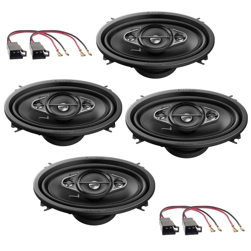 Pioneer TS-A4670F 10x15 cm 2 Wege Lautsprecher Einbauset Golf 1 vorne und hinten Pioneer TS-A4670F 10x15 cm 2 Wege Lautsprecher Einbauset Golf 1 vorne und hinten