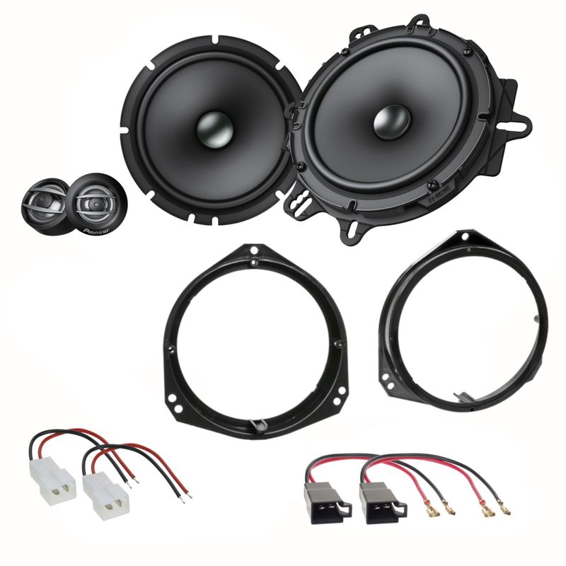 Lautsprecher Set Astra F G Calibra Meriva A Pioneer TS-A1600C 2 Wege System vorn Lautsprecher Set Astra F G Calibra Meriva A Pioneer TS-A1600C 2 Wege System vorn