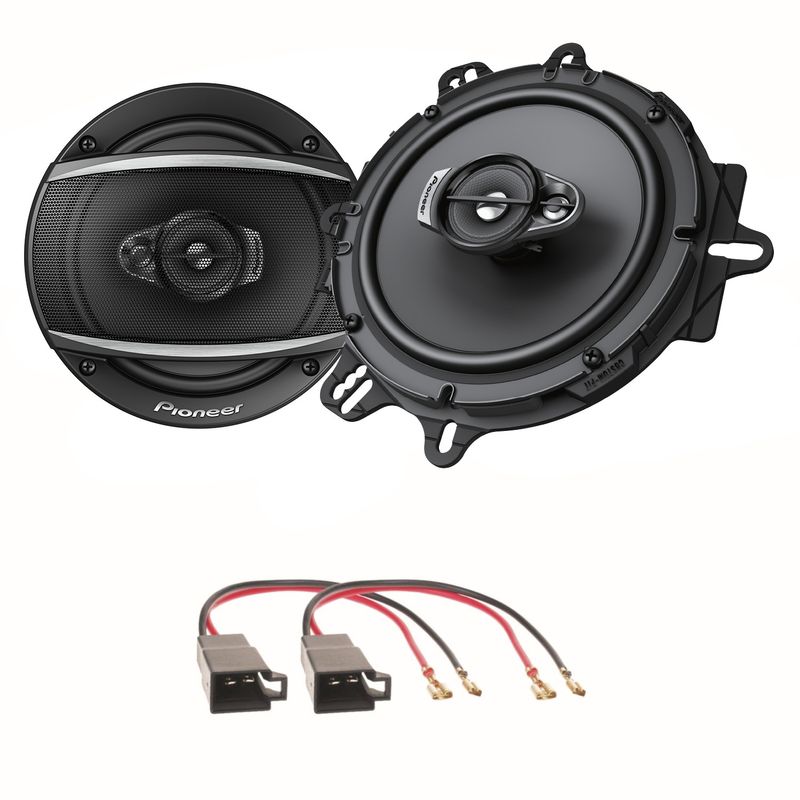 Pioneer TS-A1670F 3 Wege Lautsprecher Einbauset für Golf 3 Vento Passat 35i