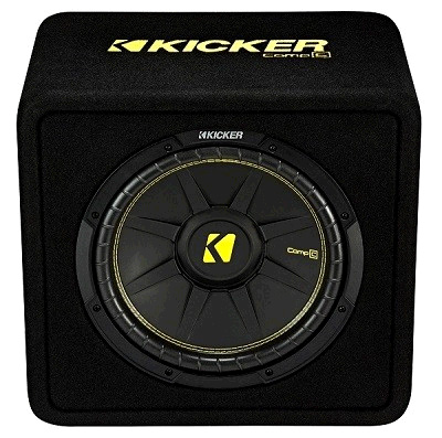 Kicker VCompC12 Subwoofer VCWC124 Bassreflexbox 30 cm 300 Watt RMS Kiste Woofer